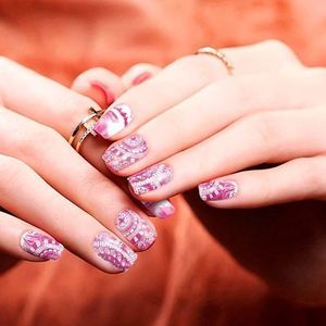 Colour Flash - Tribal Dreams, design on a lush tie dye base. Nail strips!